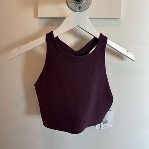 NEW Beyond Yoga Refocus Bra Eggplant